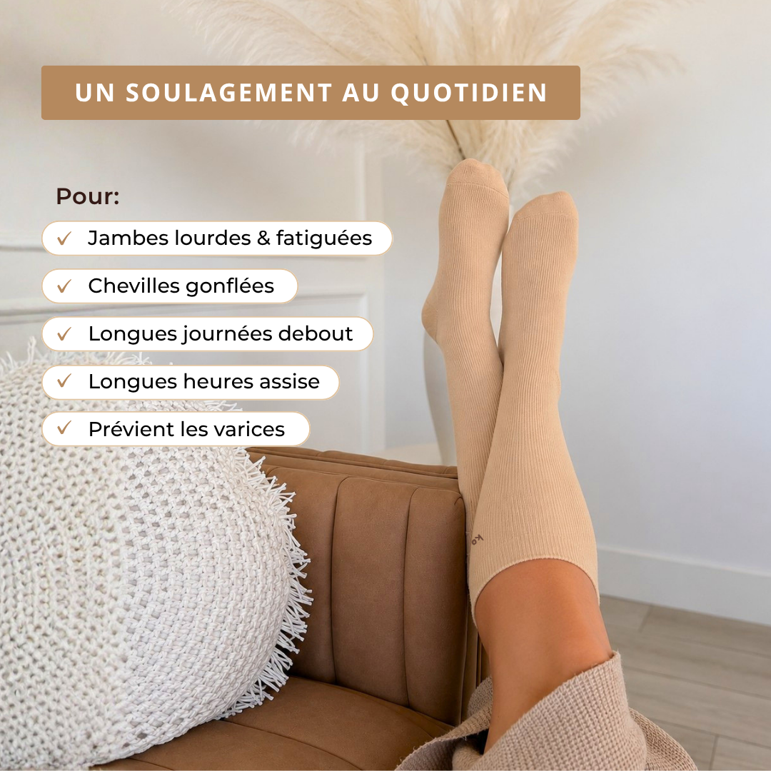 Chaussettes de Compression Ultra-Confortables