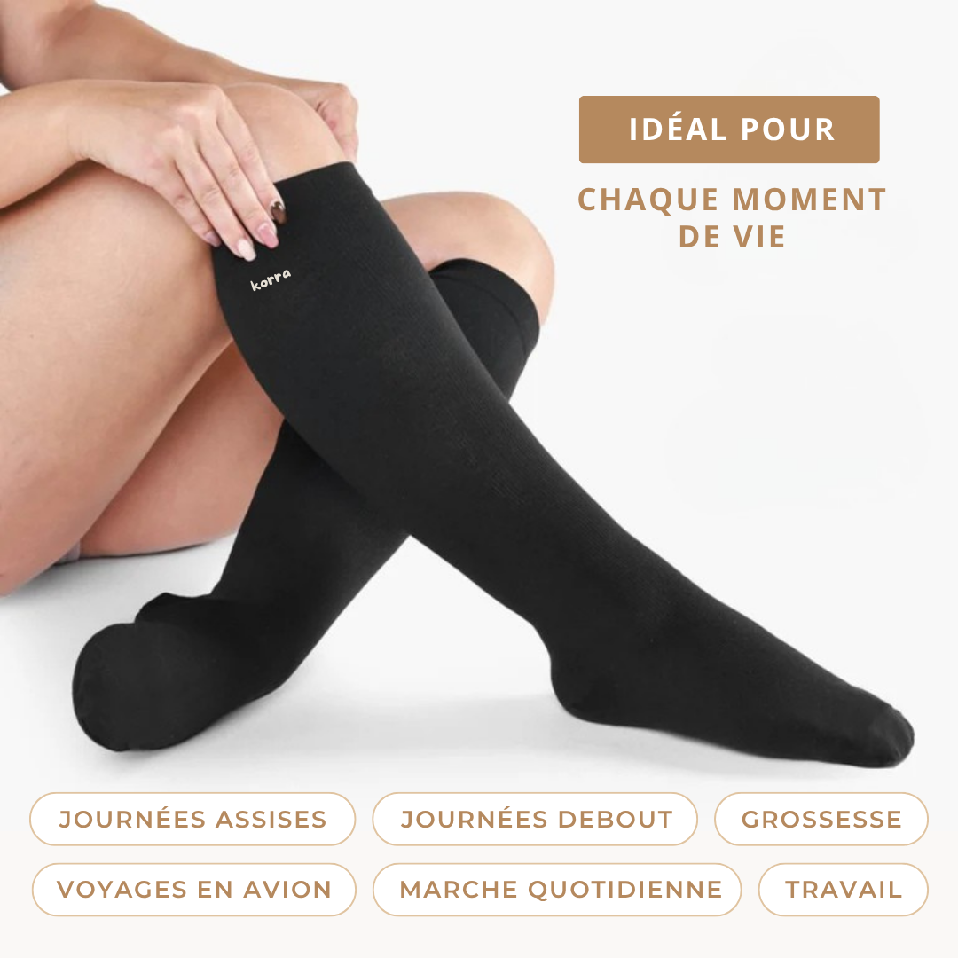 Chaussettes de Compression Ultra-Confortables